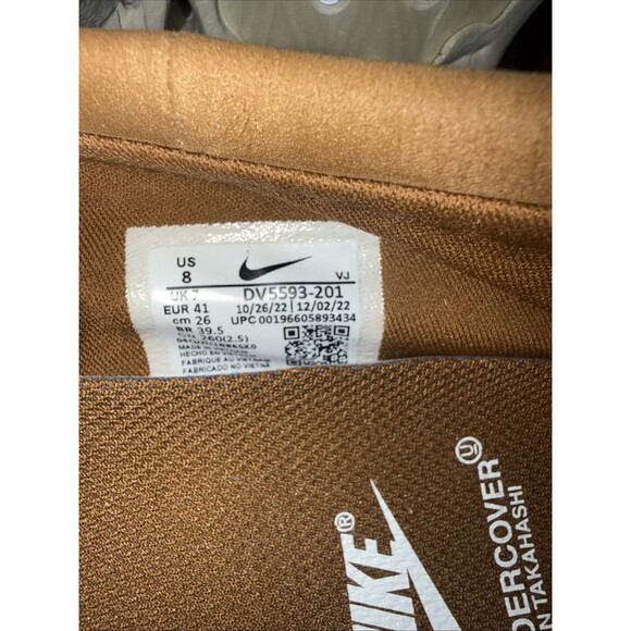 Nike Moc Flow x UNDERCOVER Brown Slipper Sneakers Size 8 New Rare Shoes DV5593 main image 13